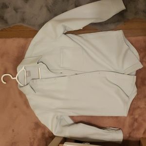 TNA COZY AF FLEECE SHIRT SIZE 1 in blue color.